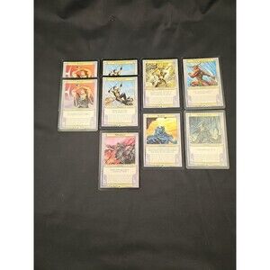 MTG Oversized Vanguard RARE 1997 Set Of 7 VINTAGE Magic The Gathering 9 Cards